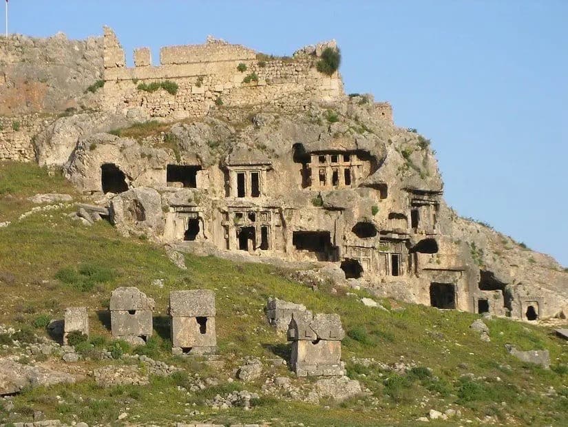 Достопримечательности Фетхие, Олюдениз и окрестностей, что посмотреть - Развалины древнего города Tlos